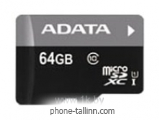 ADATA Premier microSDXC UHS-I U1 (10 Class) 64 Gb (AUSDH64GUICL10-RA1)
