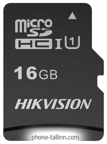 Hikvision microSDHC HS-TF-C1(STD)/16G/Adapter 16GB