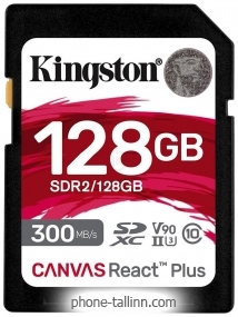 Kingston Canvas React Plus SDXC 128GB