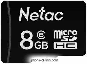 Netac P500 Standard microSDHC 8GB NT02P500STN-008G-N