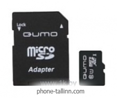 Qumo microSDXC Class 10 UHS Class 1 128GB + SD adapter
