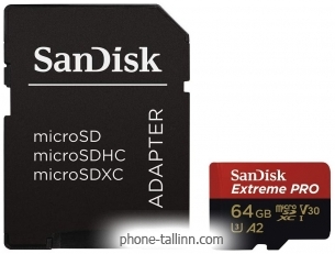 SanDisk Extreme PRO microSDXC SDSQXCU-064G-GN6MA 64GB ( )