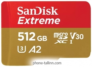 SanDisk Extreme SDSQXAV-512G-GN6MA microSDXC 512GB