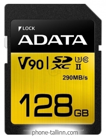 ADATA Premier ONE SDXC UHS-II U3 Class 10 128GB