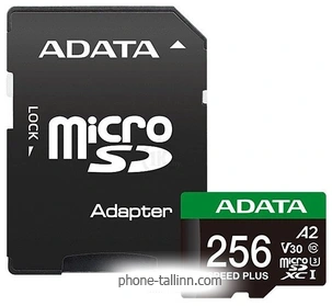 ADATA SPEED PLUS microSDXC 256GB UD256GUI3V30A2SP-RA1 ( )