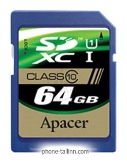 Apacer SDXC Class 10 UHS-I U1 64GB