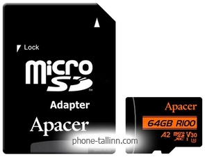 Apacer microSDXC AP64GMCSX10U8-R 64GB ( )