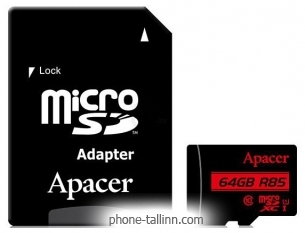 Apacer microSDXC AP64GMCSX10U5-R 64GB ( )