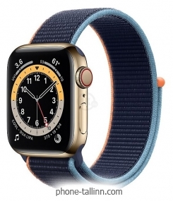 Apple Watch Series 6 GPS + Cellular 40mm Stainless Steel Case with Sport Loop