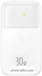 Baseus Comet Series Dual-Cable Digital Display Fast Charge Power Bank 30W 10000mAh
