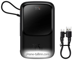Baseus PPQD060101 Qpow Pro 10000mAh 22.5W Black (PPQD2-10C)