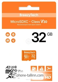 BreezyTech Ultra microSDHC Class 10/A2/V30 32GB ( )