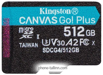 Kingston Canvas Go! microSDXC 512GB SDCG4/512GBSP