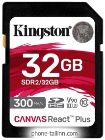 Kingston Canvas React Plus SDHC 32GB