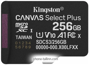 Kingston Canvas Select Plus microSDXC 256GB SDCS3/256GBSP