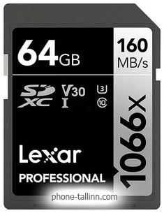 Lexar Professional 1066x SDXC LSD1066064G-BNNNG 64GB