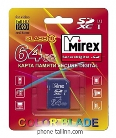 Mirex SDXC Class 10 UHS-I U1 64GB