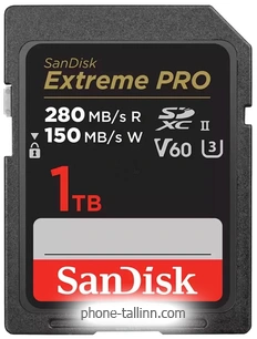 SanDisk Extreme PRO SDXC SDSDXEP-1T00-GN4IN 1TB