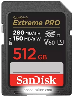 SanDisk Extreme PRO SDXC SDSDXEP-512G-GN4IN 512GB