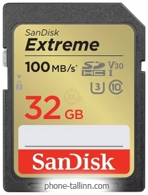 SanDisk Extreme SDHC SDSDXVT-032G-GNCIN 32GB