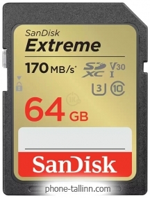 SanDisk Extreme SDXC SDSDXV2-064G-GNCIN 64GB