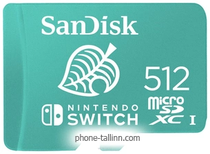 SanDisk For Nintendo Switch microSDXC SDSQXAO-512G-GNCZN 512GB