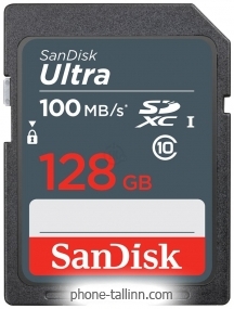 SanDisk Ultra SDXC Class 10 UHS-I 100MB/s 128GB