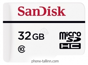 Sandisk High Endurance microSDHC Class 10 32GB + SD adapter