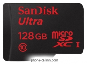 Sandisk Ultra microSDXC Class 10 UHS-I 30MB/s 128GB + SD adapter