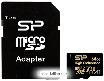 Silicon Power Golden Series High Endurance microSDXC SP064GBSTXDV3V1HSP 64GB ( )