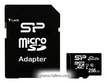 Silicon Power ELITE microSDXC 256GB UHS Class 1 Class 10 + SD adapter