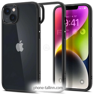 Spigen Ultra Hybrid iPhone 14 Matte Black ACS05041 ( )