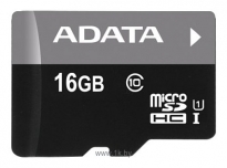 ADATA Premier microSDHC Class 10 UHS-I U1 16GB + SD adapter