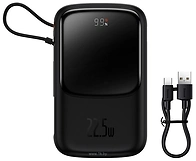 Baseus PPQD060101 Qpow Pro 10000mAh 22.5W Black (PPQD2-10C)