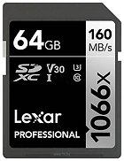 Lexar Professional 1066x SDXC LSD1066064G-BNNNG 64GB