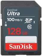 SanDisk Ultra SDXC Class 10 UHS-I 100MB/s 128GB