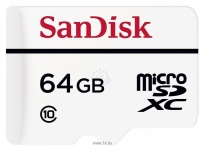 Sandisk High Endurance microSDXC Class 10 64GB + SD adapter