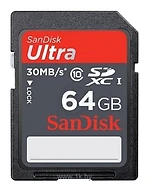 Sandisk Ultra SDXC Class 10 UHS-I 30MB/s 64GB