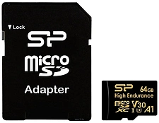 Silicon Power Golden Series High Endurance microSDXC SP064GBSTXDV3V1HSP 64GB ( )