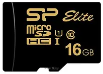 Silicon Power Elite Gold microSDHC SP016GBSTHBU1V1G 16GB