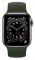 Apple Watch Series 6 GPS + Cellular 40mm Stainless Steel Case with Solo Loop
