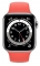 Apple Watch Series 6 GPS + Cellular 44mm Stainless Steel Case with Sport Band