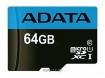 ADATA Premier microSDXC Class 10 UHS-I U1 R/W : 85/25MB/s 64GB + SD adapter